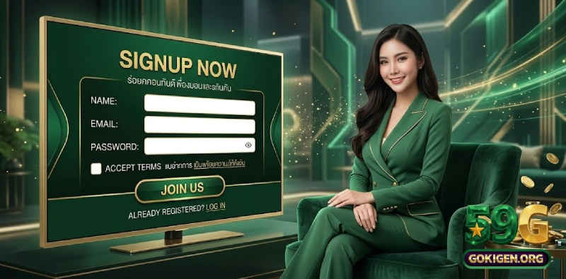 ในการ สมัครสมาชิก 59G